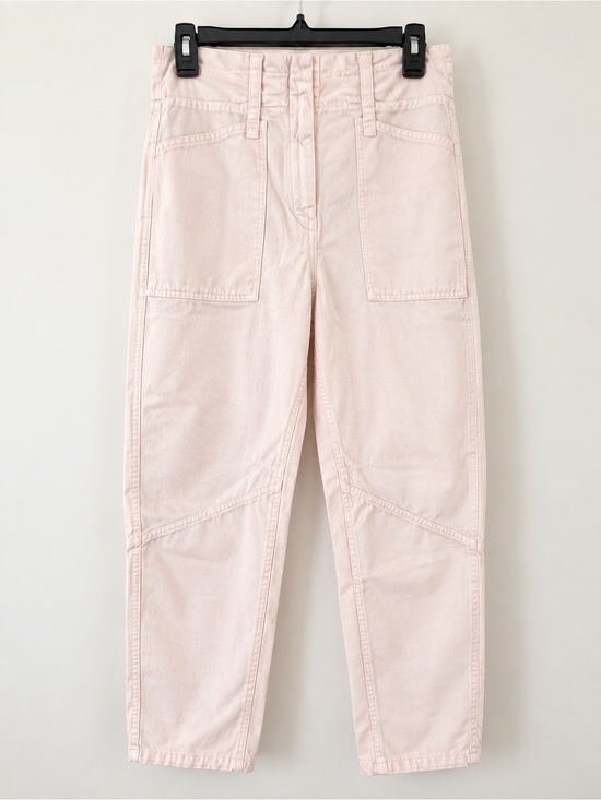 A.L.C. Pants - A.L.C. Utility Cargo Barrel Pants Size 4 Pink Cotton Linen Tencel